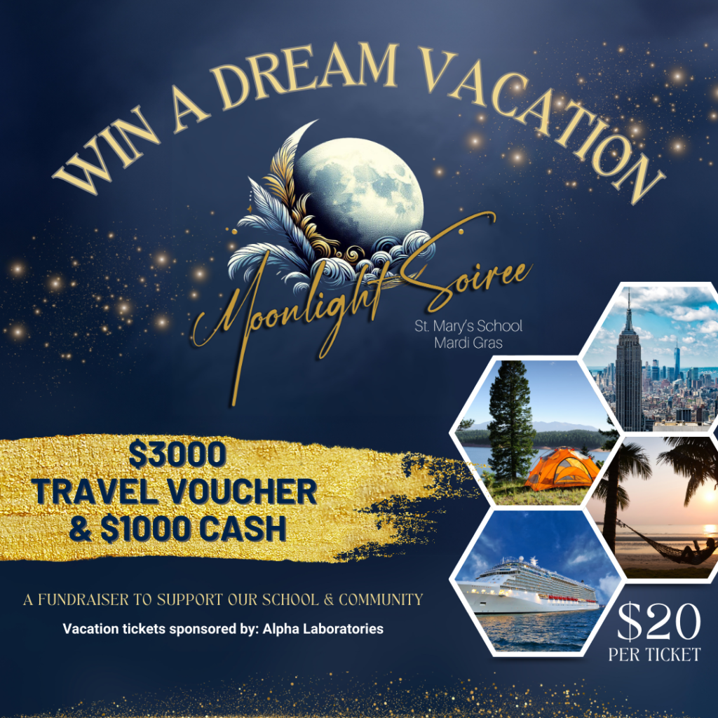 Purchase a raffle ticket to win a dream vacation!